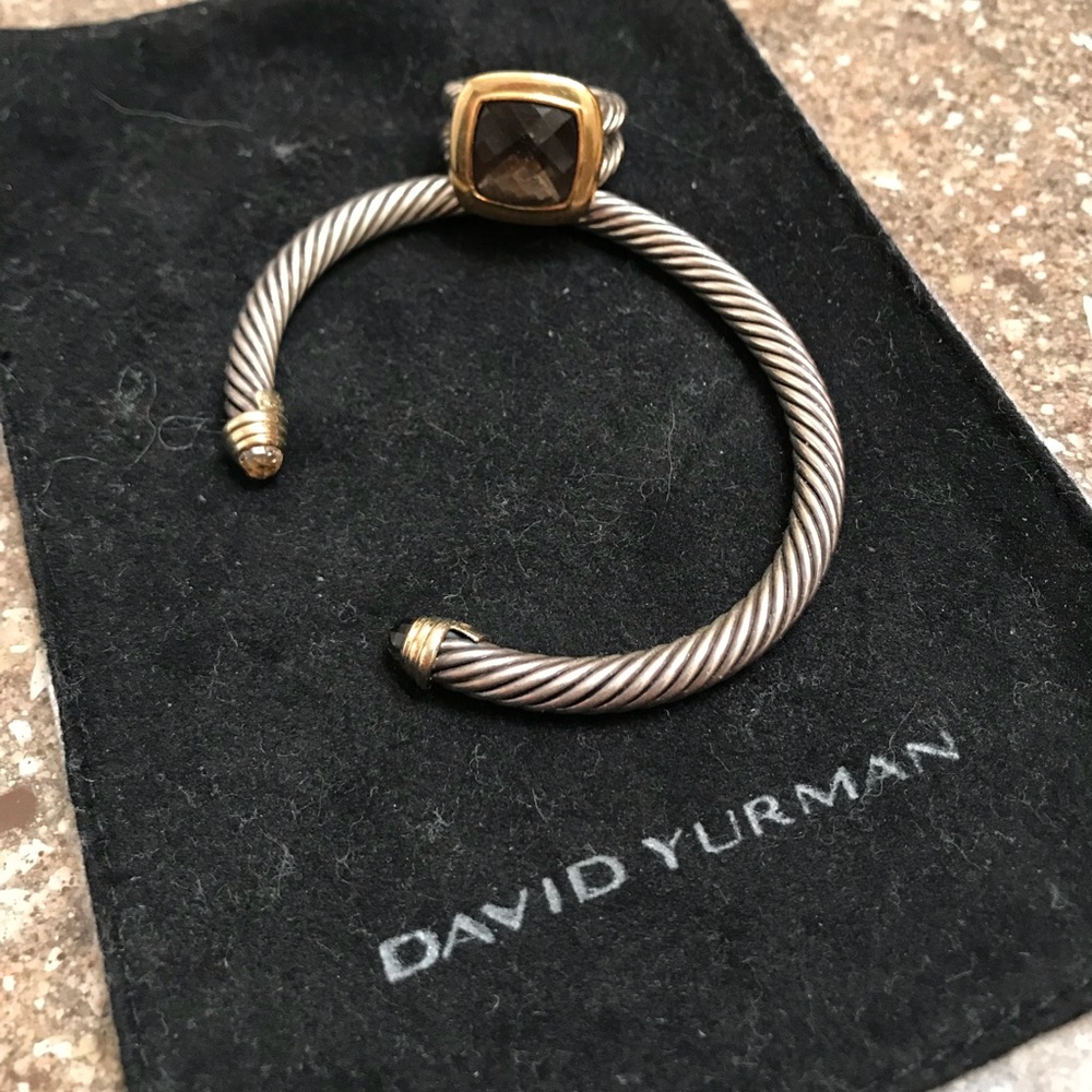 David Yurman cuff bracelet and ring